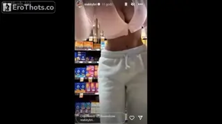 Sky Bri in the store