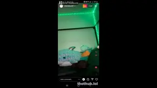 lilbabydraco edging on instagram live