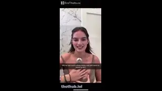 Natalie from Vlog Squad Flashing!