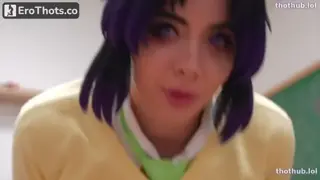 Momokun classroom touching