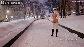 Winter walk Naughty Lada