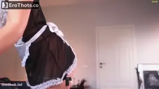 mariarty maid costume bare ass spanks