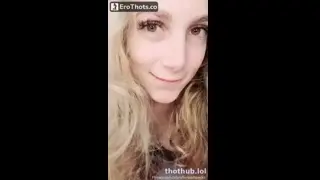 Sophi Delyon rubs and spreads her pink pussy