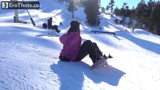 Kimmy Granger Risky Snowy Mountain Sex Tape
