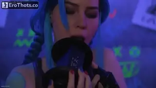 Asmr MOOD Jinx Cosplay Ear Licking