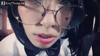 Asmr Lens licking