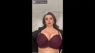 JuicyJade9 Stripping and Trying on Bras