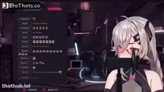 V-tuber earlicking loop