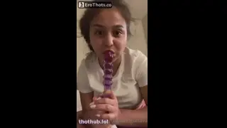 Taliyajordan trying her new toy
