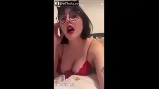 DJ carrenopol in lingerie on Instagram story