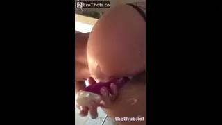 Melisa re Creamy Dildo