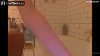 Luciamalone getting dirty in the shower