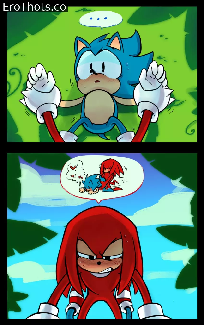 Classic Sonic Porn - Classic Knuckles wants to fuck Classic Sonic - EroThots