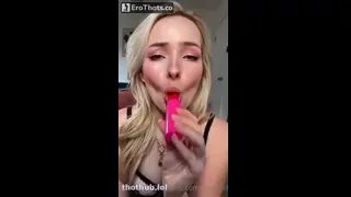 OMGCosplay Livestream sheer lingerie pussyslip_landing stripe