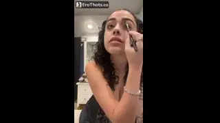 Malu Trevejo Hot Lingerie Livestream