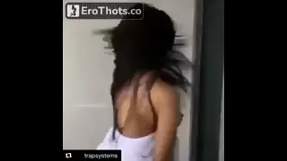 cardi b throwing