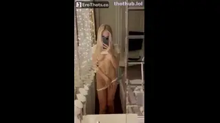 Kriss1one - white mirror tease