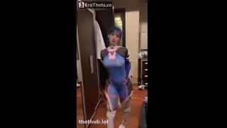 Lunatical witch dva cosplay