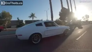 Valerie Vaughn (getinthecar) - driving topless