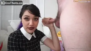 Delightfulhug-Big Tiddy Goth GF Facial + Squirt